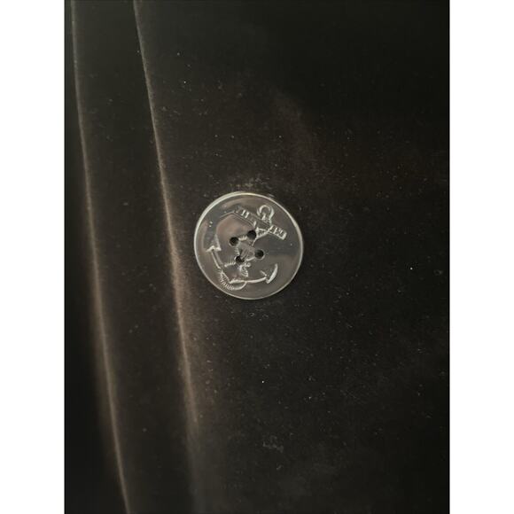 Anne Klein II Black Velvet 4 Button Petco’s With Red Satin Lining. Womens Size L - Picture 4 of 11